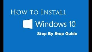 How to install Windows 10 on PC or Laptop ( Step by Step )