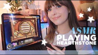 ASMR ️  Hearthstone Gaming Session! • Whisper Ramble for Sleep, Relaxation, Pomodoro Study or Work!