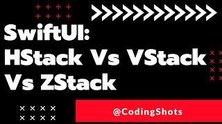 Difference between HStackView VStackView and ZStackView #VStackView #ZStackView #HStackView