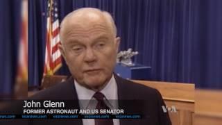 Astronaut John Glenn Praised for Bravery, Service to Country