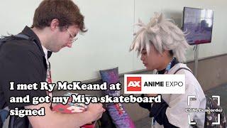 I met Ry McKeand at AX2024 and got my Miya skateboard signed