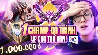 TRẬN CUỐI LÊN CAO THỦ HÀN VÀ KÈO ĐẤU VỚI BOY 1 CHAMP DARIUS 1 TRIỆU THÔNG THẠO | HÀ TIỀU PHU