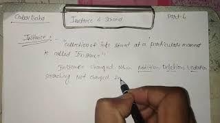 what is Instance & Schema  in DBMS| Part-6