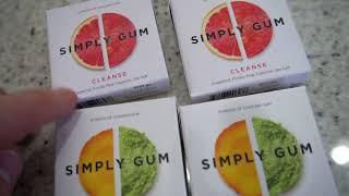 Simply Gum | Variety Pack - Boost & Cleanse | Pack of Six (90 Pieces Total)