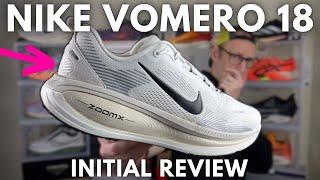 NIKE VOMERO 18 - INITIAL REVIEW - SUPER STACK VOMERO or CLUNKY MESS? - EDDBUD