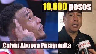 Calvin Abueva pinagmulta ni Commissioner Willie Marcial matapos mahuling nag "Dirty Finger"