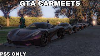 GTA 5 CARMEET | PS5 EDITION ️ CLEAN CARS | ROAD TO 2K️| WE ARE MONETISED!!!