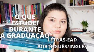 O Que Estudei Em Letras- EAD