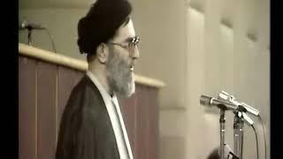 قرائت فراز پایانی وصیت نامه امام خمینی (رحمةالله علیه) توسط آیت الله خامنه ای _۱۳۶۸