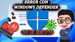 WINDOWS DEFENDER NO SIRVE !! ERROR AL EJECUTAR - SOLUCION DEFINITIVA !!