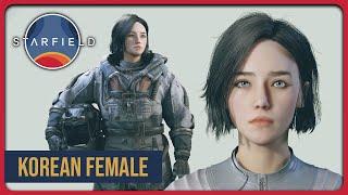 【STARFIELD】Cute Female Korean Like | Character Creation (With Sliders)