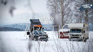 Abenteuer Rückreise, mit Unfall! | OFFROAD 4x4 Wintercamping EXTREM! Return to ARCTIC [Ep5] FINALE