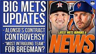 BIG Mets Updates: Alonso's Contract CONTROVERSY, Mets "Most Intriguing Team" For Bregman?