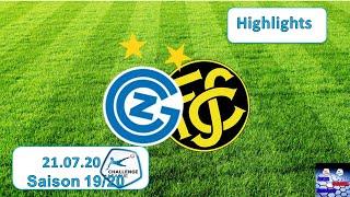 Highlights:Grasshopper Club Zürich vs FC Schaffhausen (21.07.2020)