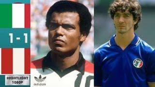 Italy 1-1 Peru world cup 1982 | Full highlight | 1080p HD | Paolo Rossi | Teófilo Cubillas