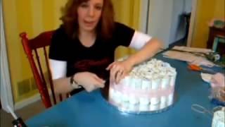 Carolyn Braden's How to Make a Baby Diaper Cake