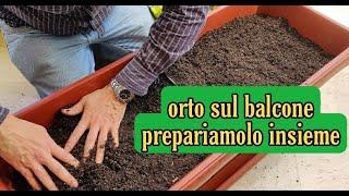 Come preparare un vaso per l'orto sul balcone (parte 1)