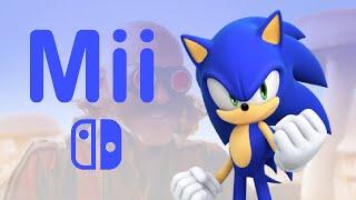 How To Make Sonic | Nintendo Switch Mii #9