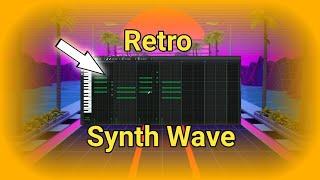 I just made myself a Synth Wave Retro Beat in LMMS 