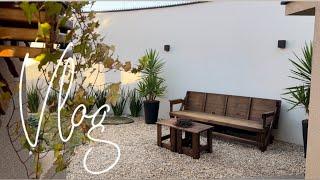 Vlog do dia, manutenção da casa e cuidados com o jardim