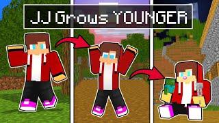 JJ Grows YOUNGER - Minecraft Animation [Maizen Mikey and JJ]