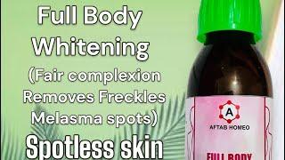 Full Body Whitening treatment #berberis #homeoclinic #health #skincare #iodium