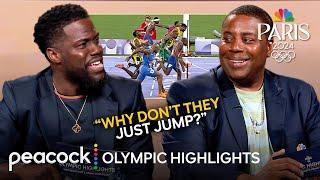 Kevin Hart and Kenan Thompson Lose It Over Fierce Competitions | Olympic Highlights