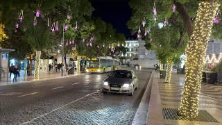 Christmas Market at Rossio Square in Lisbon 2025 4k