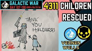 Children Saved, Nursery Nuking Begins - Galactic War Day 127-130  (2024/06/13-16)