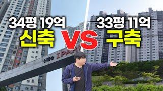 1분 거리, 8억 차이? 가성비 트리플 역세권 아파트