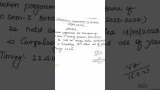 Dr shyama Prasad Mukherjee University Ranchi || Induction programme department of botany