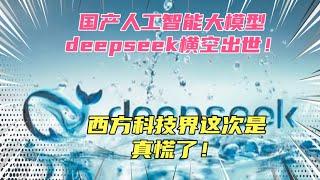 国产人工智能大模型Deepseek横空出世！美国科技界这次真的慌了！人工智能领域的领头羊美国还保得住吗？