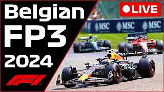 F1 LIVE - Belgian (Spa) GP FP3 - Commentary + Live Timing