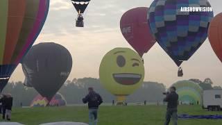 IMPRESSIVE HOT AIR BALLOON MASS ASCENT - MIDLAND AIR FESTIVAL 2019: ARBURY HALL