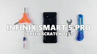 Infinix Smart 5 Pro Screen Scratch Test | PhoneBar