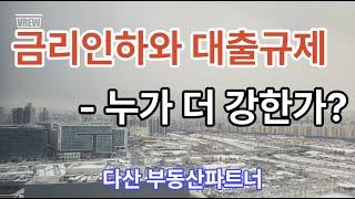 금리인하와 대출규제 - 누가 더 강한가? (다산신도시아파트 실거래가)