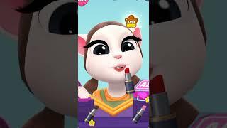 Squid Game doll new makeover cosplay  my talking Angela 2 #cosplay #bts #squad #video #new