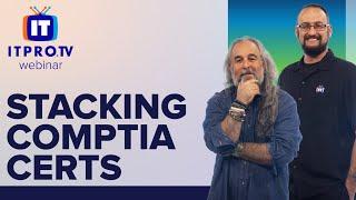 Stack'em Up: Build Your Career with CompTIA Certs | ITProTV Webinar Teaser