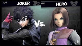 Super Smash Bros Ultimate Amiibo Fights   Request #5966 Joker vs Hero Stamina Battle