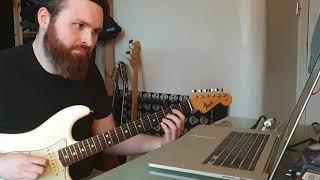 Bouncy Rhythm and Blues Jam on 60's Stratocaster