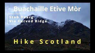 007 Curved Ridge scramble guide (Grade2/3) on Stob Dearg - Buachaille Etive Mòr – Glencoe.