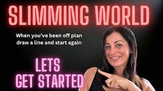 Slimming world let’s get started / Getting back on plan #slimmingworldmotivation