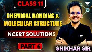 Chemical Bonding & Molecular Structure | Part-6 | NCERT Solutions | By Shikhar sir