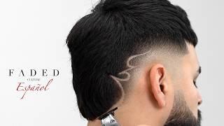 Cómo lograr el desvanecido texturizado perfecto con diseño | Tutorial definitivo para barberos