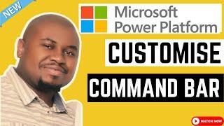 Customizing Model-Driven App Command Bar using Command Designer | Tutorial