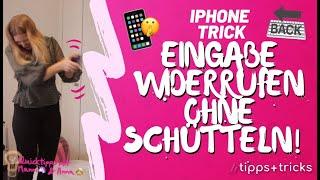 iPhone-Trick: Swipen, um Eingabe zu widerrufen