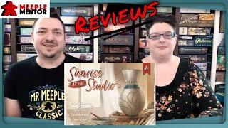 Meeple Mentor Reviews Sunrise at the Studio