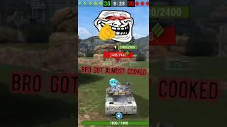 BRO GOT COOKED️ - WOTB  #wotblitz #worldoftanks
