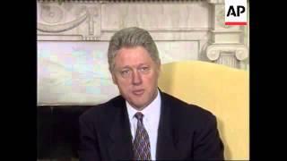 USA: YASSER ARAFAT'S VISIT TO WHITE HOUSE UPDATE