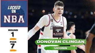 Portland Trail Blazers Draft Donovan Clingan in 2024 NBA Draft